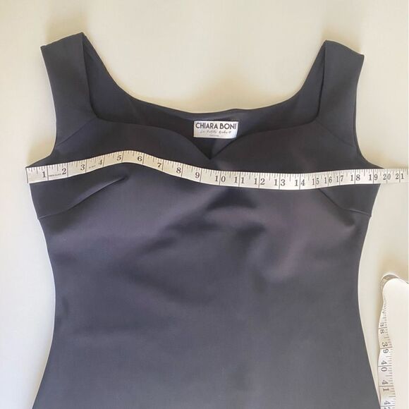 Chiara Boni Black Fitted Mini Dress - Picture 10 of 10